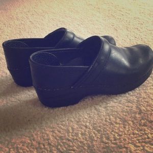 Black Dansko clogs